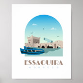 Morocco Skyline von Essaouira Poster (Vorne)