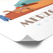 Morocco Skyline von Merzouga Poster (Ecke)