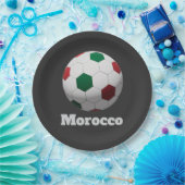 Morocco Soccer Pappteller (Party)