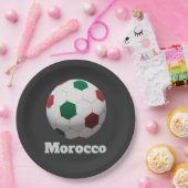 Morocco Soccer Pappteller (Party)