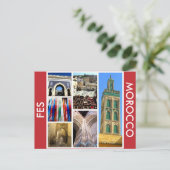 Morocco-Szenen Postkarte (Stehend Vorderseite)