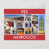 Morocco-Szenen Postkarte (Vorderseite)