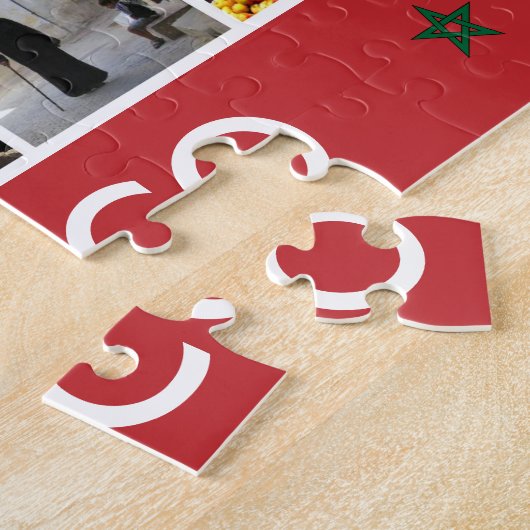 Morocco-Szenen Puzzle (Seite)