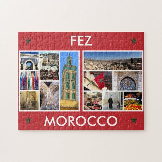 Morocco-Szenen Puzzle (Horizontal)