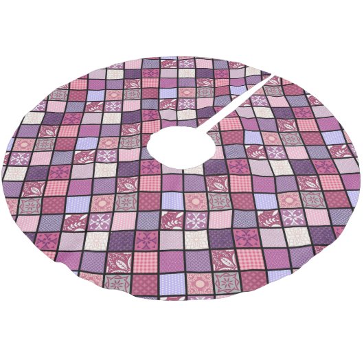 MOROKKANISCHE TILPATTER POLYESTER WEIHNACHTSBAUMDECKE (Schrägansicht)