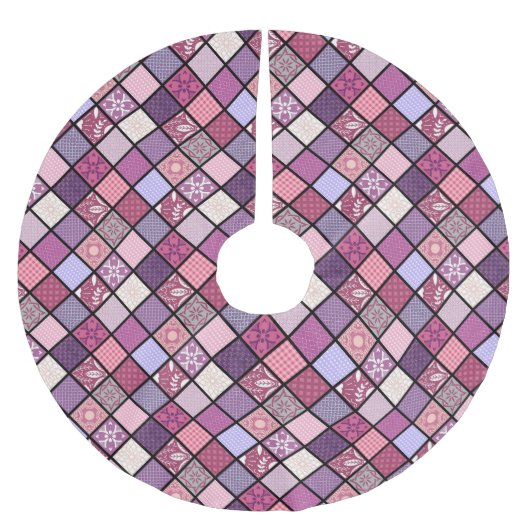 MOROKKANISCHE TILPATTER POLYESTER WEIHNACHTSBAUMDECKE (Vorderseite)