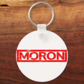 Moron Briefmarke Schlüsselanhänger (Rückseite)