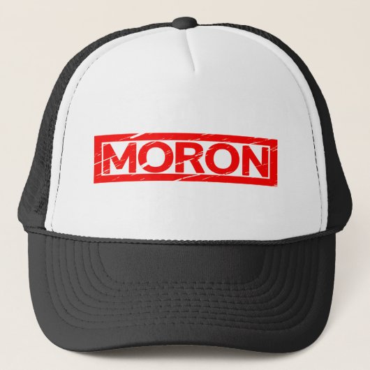Moron Briefmarke Truckerkappe (Vorderseite)