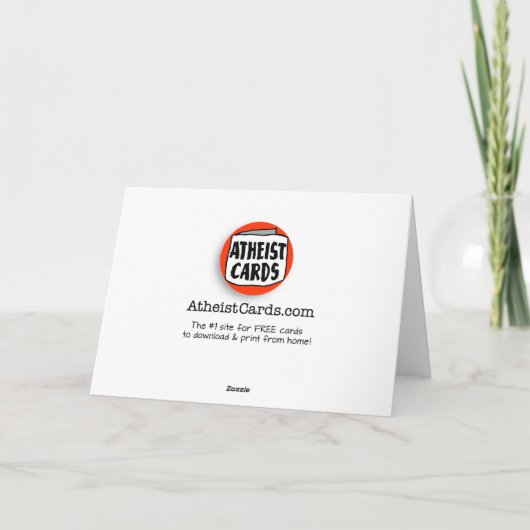 Moron Magic Underwear - Dankeskarte (Rückseite)