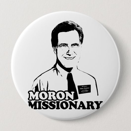 MORON MISSIONARY ROMNEY.png Button (Vorderseite)