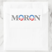 Moron Rechteckiger Aufkleber (Tasche)