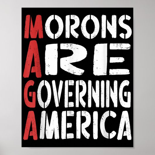 Morone regieren Amerika das sonnige T-Shirt _1 Poster (Vorne)