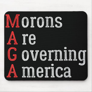 Moronen regieren Amerika gegen Trump Mousepad