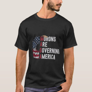 Moronen regieren Amerika - lustig politisch T-Shirt