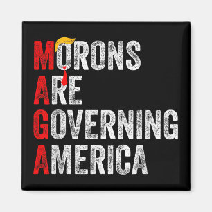 Moronen regieren Amerika lustig Trump 2024 Magnet