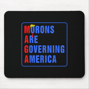 Moronen regieren Amerika lustig Trump 2024 Mousepad