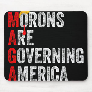 Moronen regieren Amerika lustig Trump 2024 Mousepad