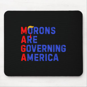 Moronen regieren Amerika lustig Trump 2024 Mousepad