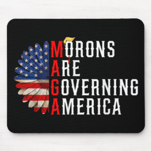 Moronen regieren Amerika lustig Trump 2024 Mousepad