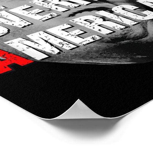 Moronen regieren Amerika lustig Trump 2025 Poster (Ecke)