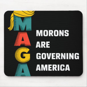 Moronen regieren Amerika Trump lustig Mousepad