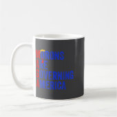 Morons Are Governing America Funny Trump 2024  Kaffeetasse (Links)