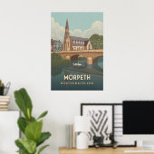 Morpeth Northumberland Reiseplakat Poster (Heimbüro)