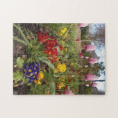 Morpeth, Northumberland, UK Blume vom Frühjahr Puzzle (Horizontal)