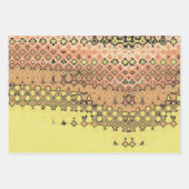 Morph 1 abstrakt asymmetrisch geschenkpapier set (Vorderseite)