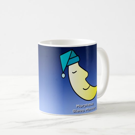 Morpheuz Schlaf-Monitor-Tasse Kaffeetasse (VorderseiteRechts)