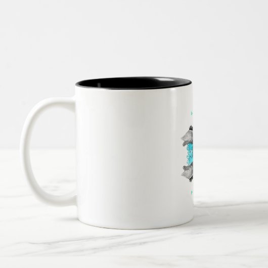 Morphic Engels-Tasse Zweifarbige Tasse (Links)
