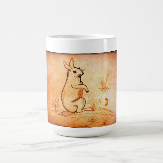 Morphin Tasse : Kaninchen in der Wüste für Tierfre (Zentrum)
