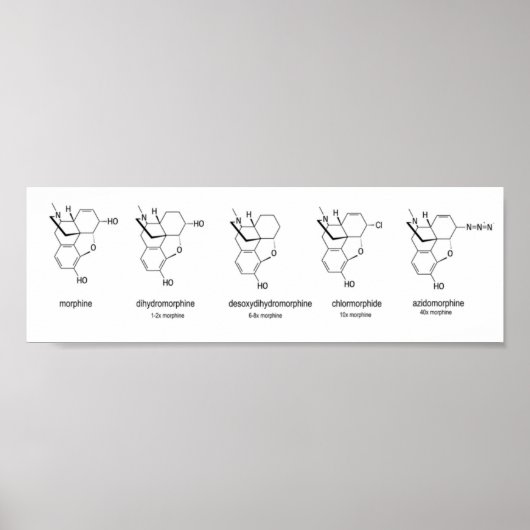 Morphine Chart Poster (Vorne)