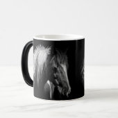 Morphing Horsehead-Tasse Verwandlungstasse (Vorderseite Links)