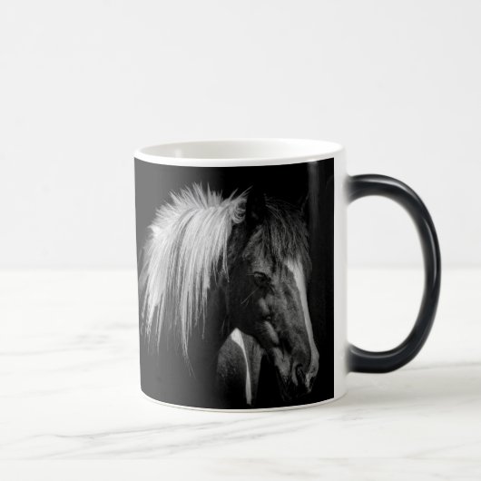 Morphing Horsehead-Tasse Verwandlungstasse (Rechts)