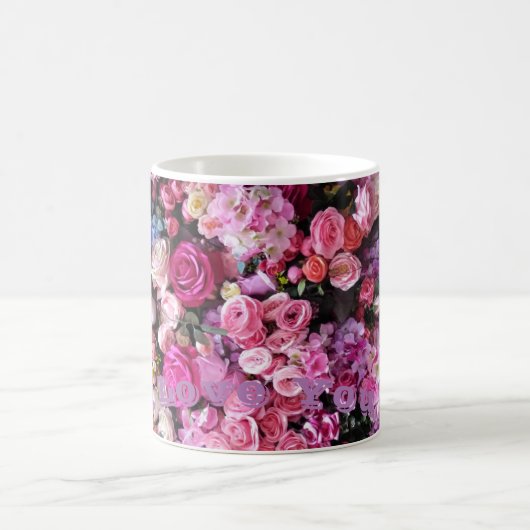 Morphing Liebe Rose Tasse (Mittel)