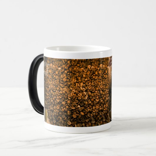 Morphing mug with coffee theme  verwandlungstasse (Vorderseite Links)