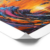 Morphing Sunset Poster (Ecke)