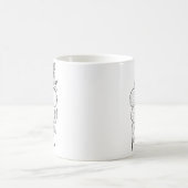 Morphing Tasse 11 oz - Blumengestalt Kontur Design (Mittel)