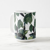 Morphing Tasse 15 oz - Blätter & Naturmuster (Vorderseite Links)