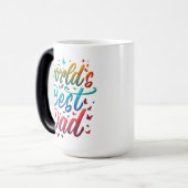Morphing Tasse 15 oz - Der beste Vater der Welt** (Vorderseite Links)