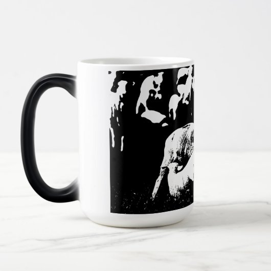 Morphing-Tasse, 444 ml fütternd Lamm Verwandlungstasse (Links)