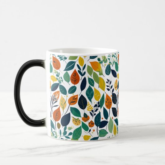 Morphing Tasse - Blätter und Nature Patterns 11 oz (Links)