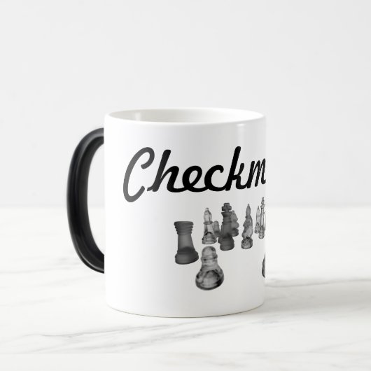 Morphing Tasse Checkmate (Vorderseite Links)