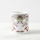 Morphing Tasse - Cherry Blossom & Koi Fish Art Des (Mittel)