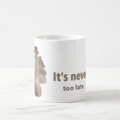 Morphing Tasse Expression "Es ist nie zu spät" (Mittel)