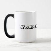 Morphing Tasse - "Frauen" Textname gedruckt (Links)