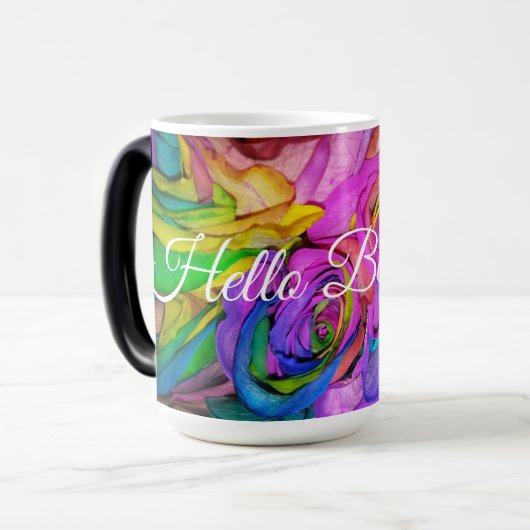 Morphing Tasse - Hallo schön! (Vorderseite Links)