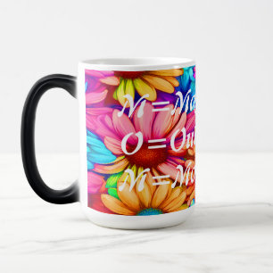 Morphing Tasse-M=Großartig O=Out Stehend M=Mutter Verwandlungstasse