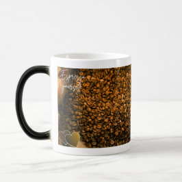Morphing-Tasse mit Kaffeethema  Verwandlungstasse